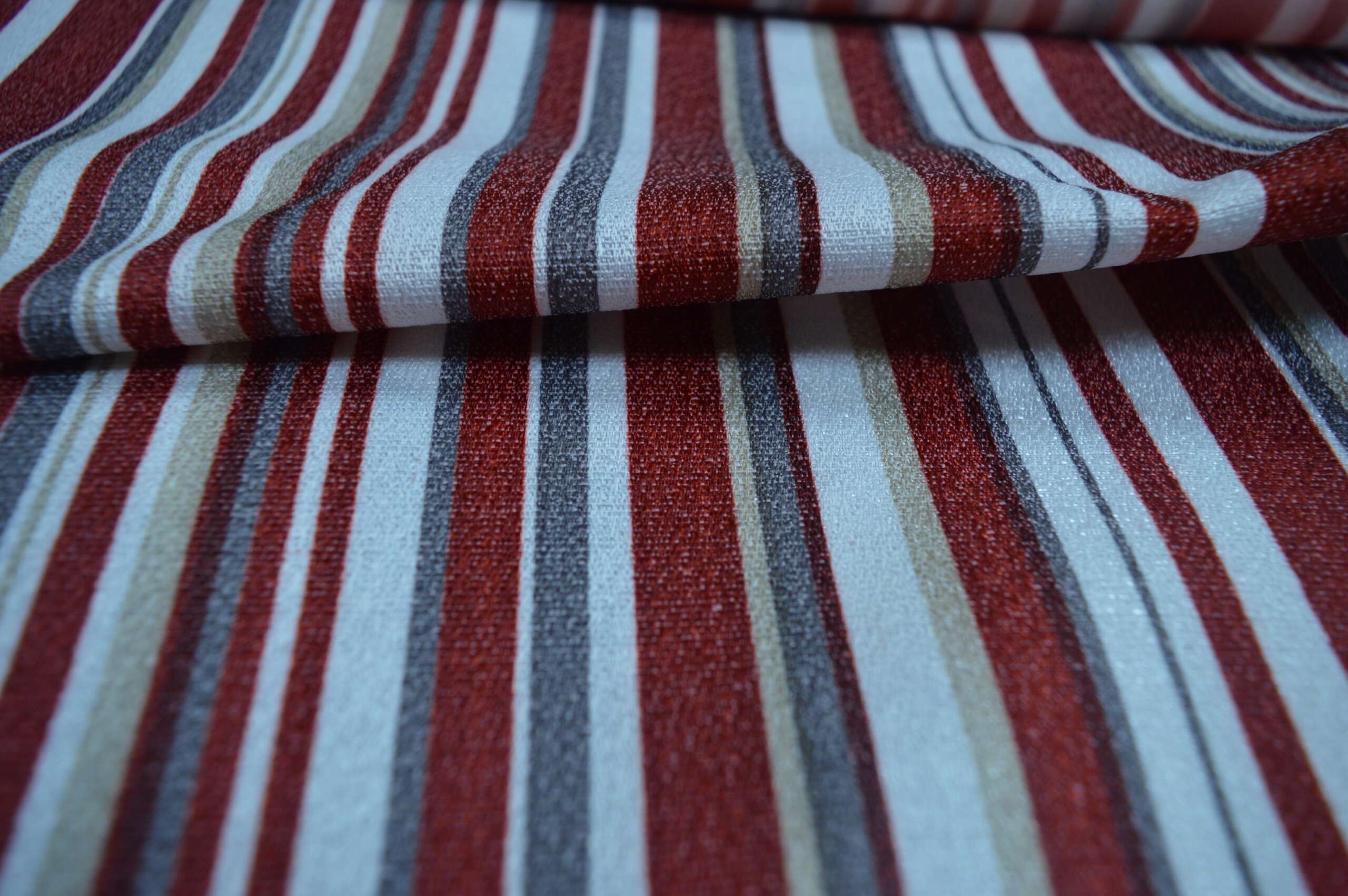 Isabella Stripe Curtain Material Curtains & Fabx