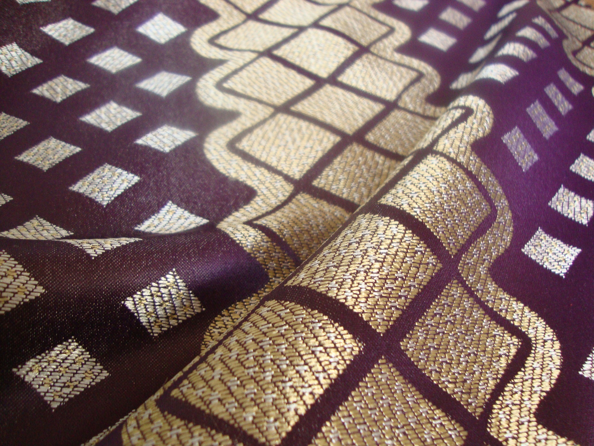 Purple Curtain Fabric