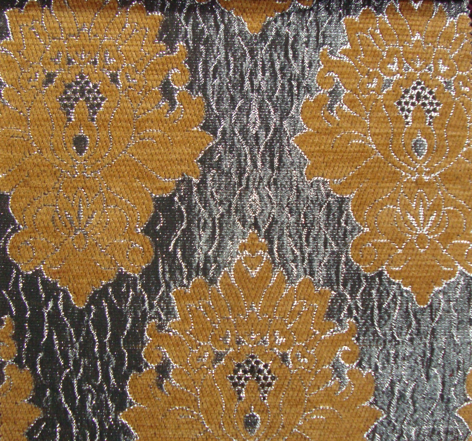 Wilton Curtain Fabric Mustard Yellow