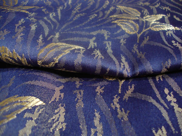 Bruges Curtain Fabric - Blue - Curtains & Fabx