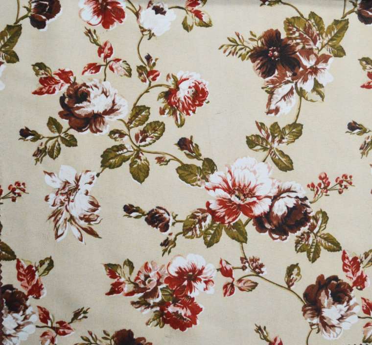 Blossom | Floral Print Curtain Fabric | Curtains & Fabx