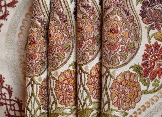 Art Nouveau curtain fabric