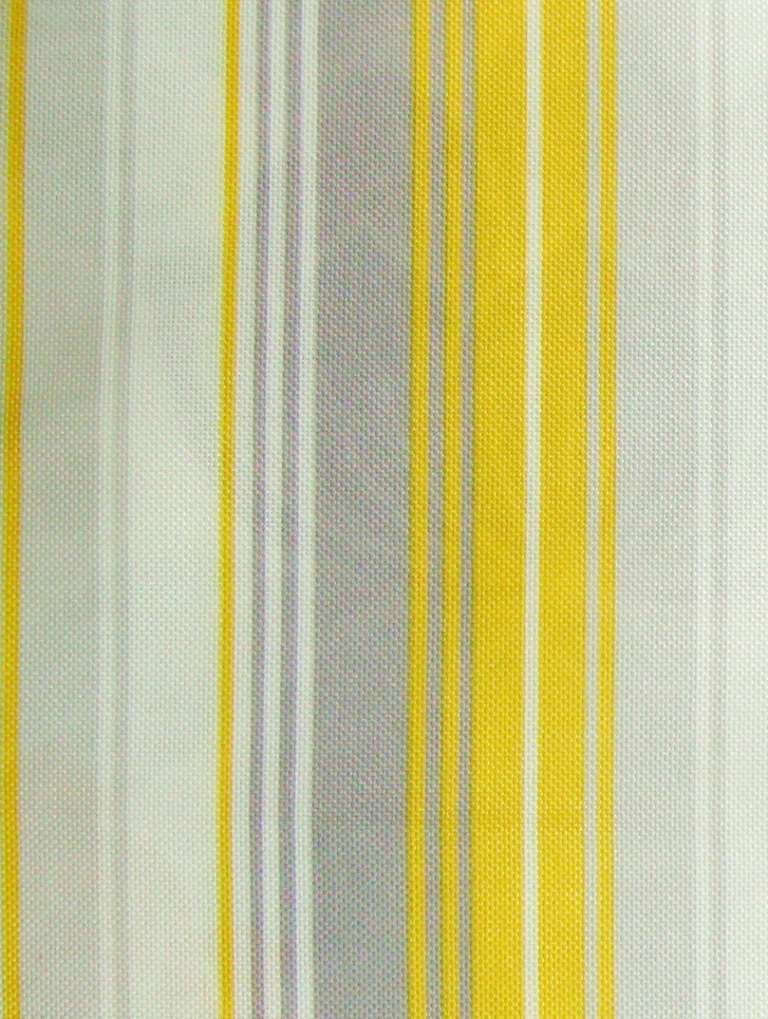Nova Yellow Stripes Curtain Fabric By Curtains n Fabx