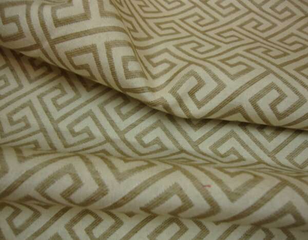 Greek Key Pattern Curtain Fabric