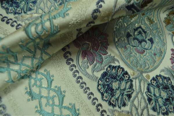 Curtain Fabric in Blue